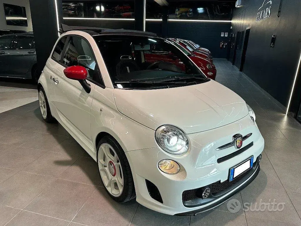 Usata Abarth 500C 140 CV (102 kW) 2012 Bianco Cabrio