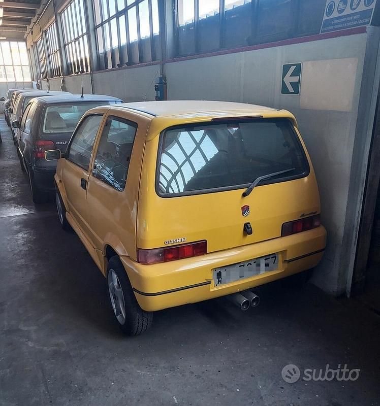 Usata Fiat Cinquecento 54 CV (39 kW) 1996 Giallo Utilitaria