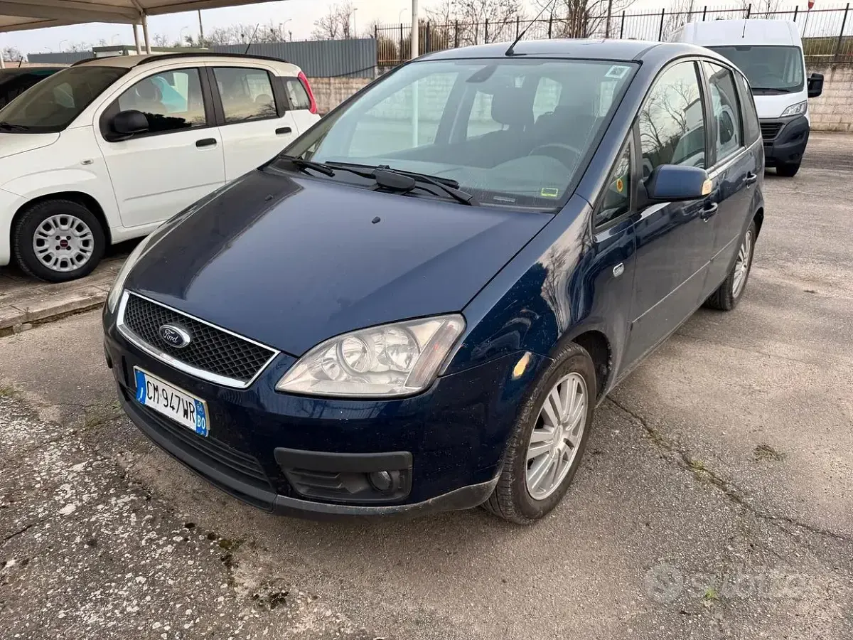 Usata Ford C-MAX Ghia 109 CV (80 kW) 2004 Blu Monovolume