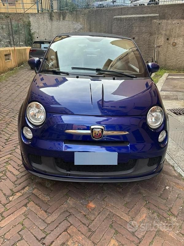 Usata Abarth 595C 160 CV (117 kW) 2016 Blu Cabrio