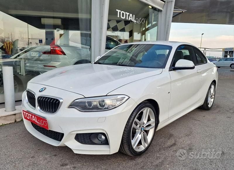 Usata BMW 218 M Sport 143 CV (105 kW) 2016 Bianco pastello Coupé