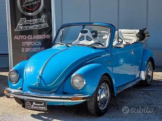 Usata VW Käfer Karmann 1970 Blu Cabrio