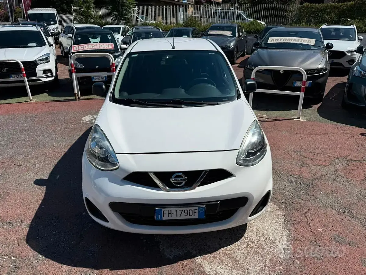 Usata Nissan Micra Visia 80 CV (58 kW) 2017 Bianco Utilitaria