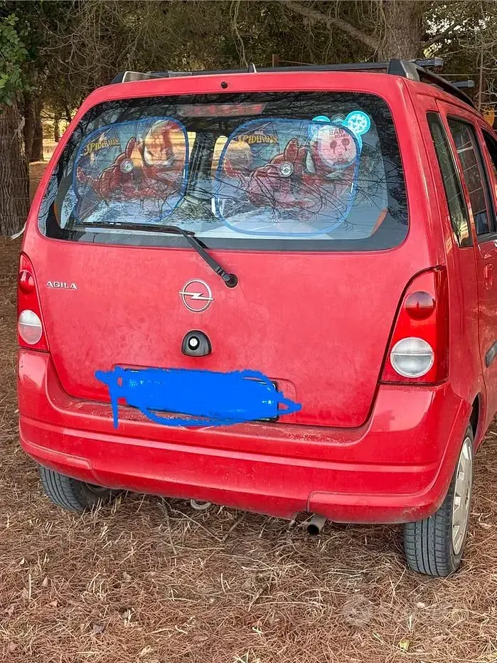 Usata Opel Agila 58 CV (42 kW) 2005 Rosso Monovolume