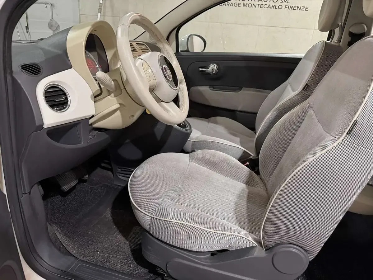 Usata Fiat 500 Lounge 69 CV (50 kW) 2010 Bianco Utilitaria