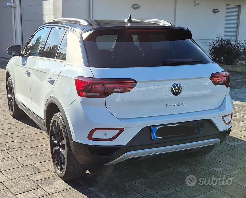 Usata VW T-Roc 110 CV (80 kW) 2023 Bianco SUV