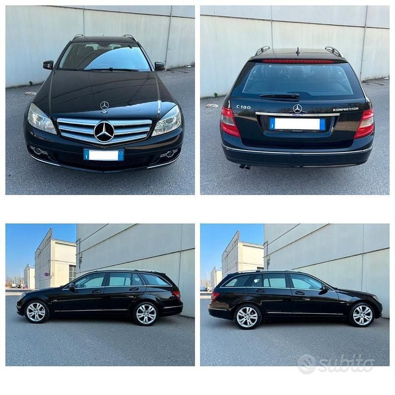 Usata Mercedes C180 Avantgarde 2009 Nero Station wagon