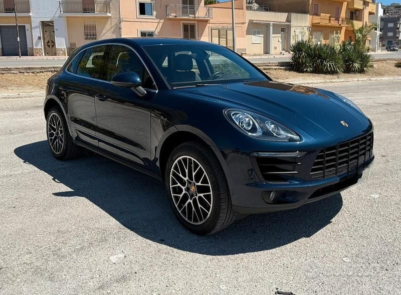 Usata Porsche Macan S 250 CV (183 kW) 2015 Blu SUV