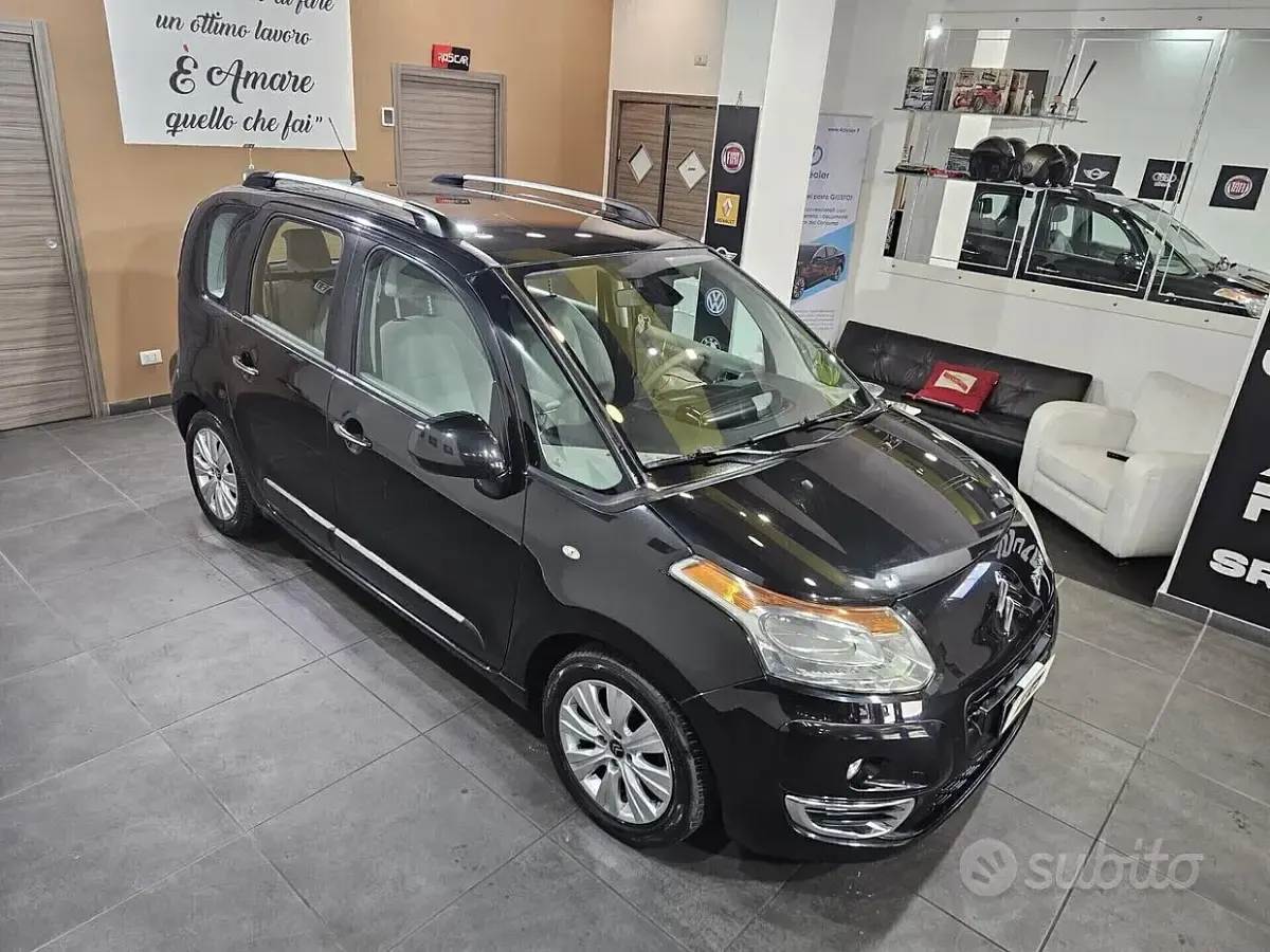 Usata Citroën C3 Picasso Exclusive 109 CV (80 kW) 2010 Nero Monovolume