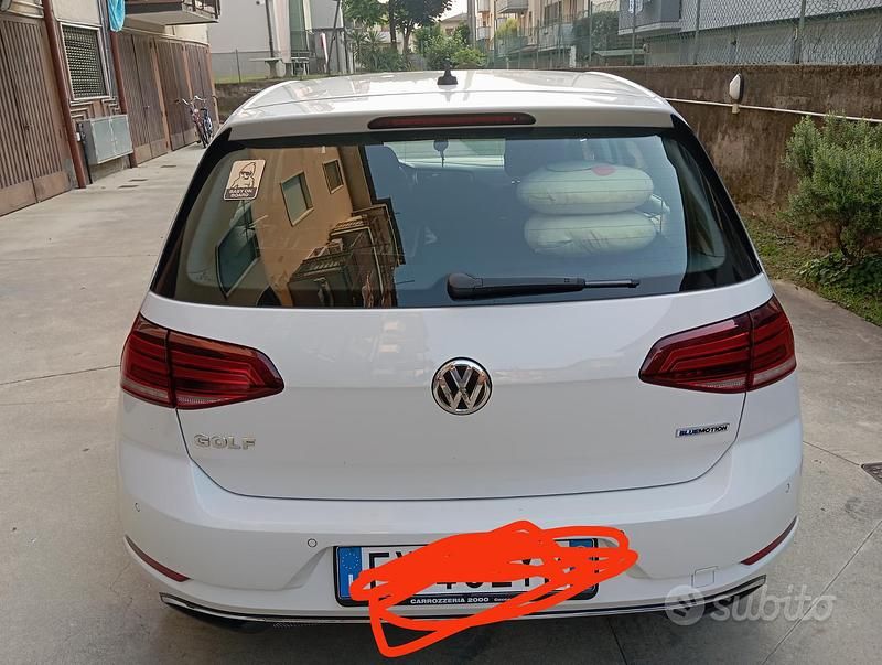 Usata VW Golf VII Business 110 CV (80 kW) 2019 Bianco Utilitaria
