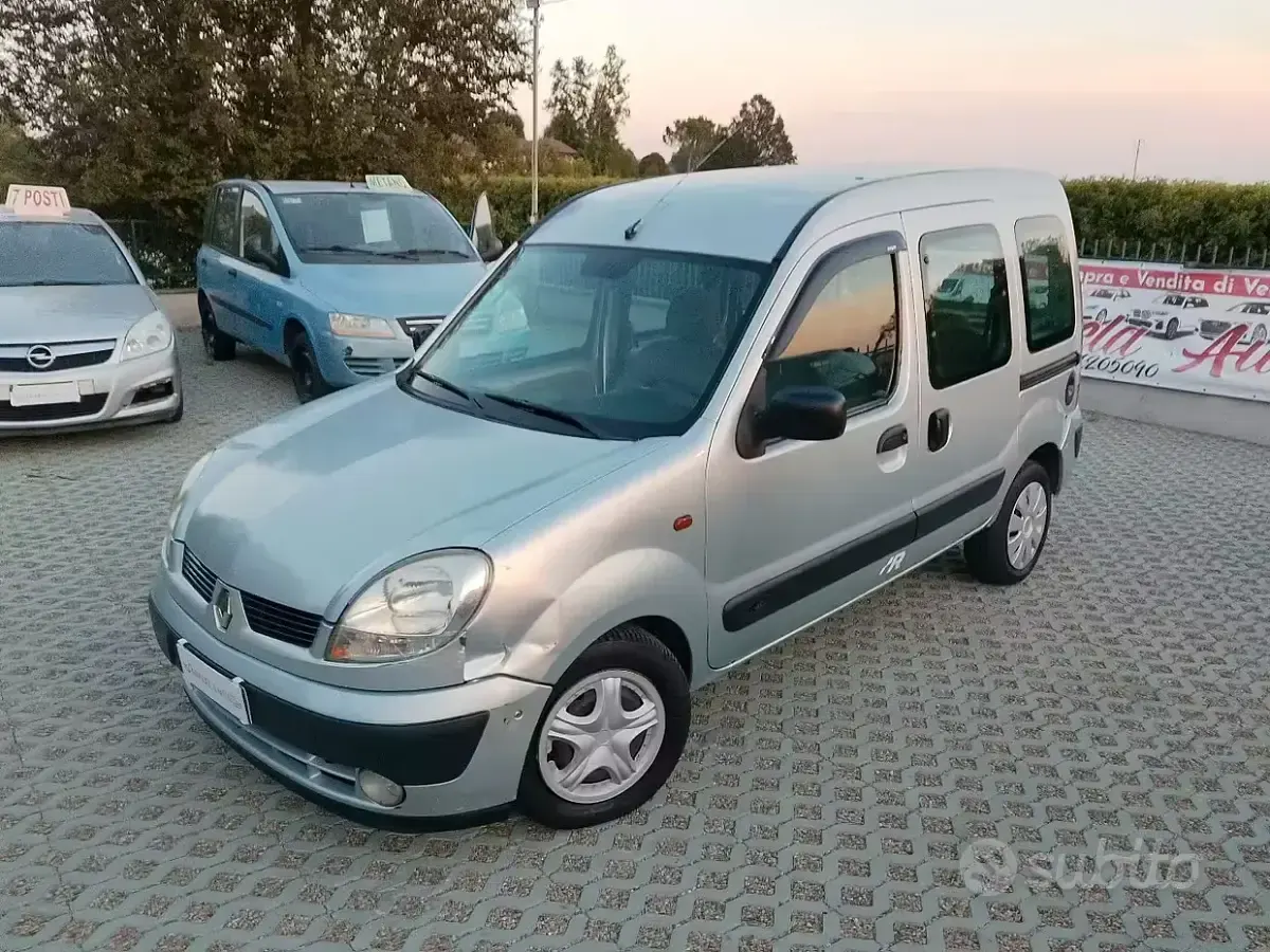 Usata Renault Kangoo 65 CV (47 kW) 2007 Grigio Monovolume