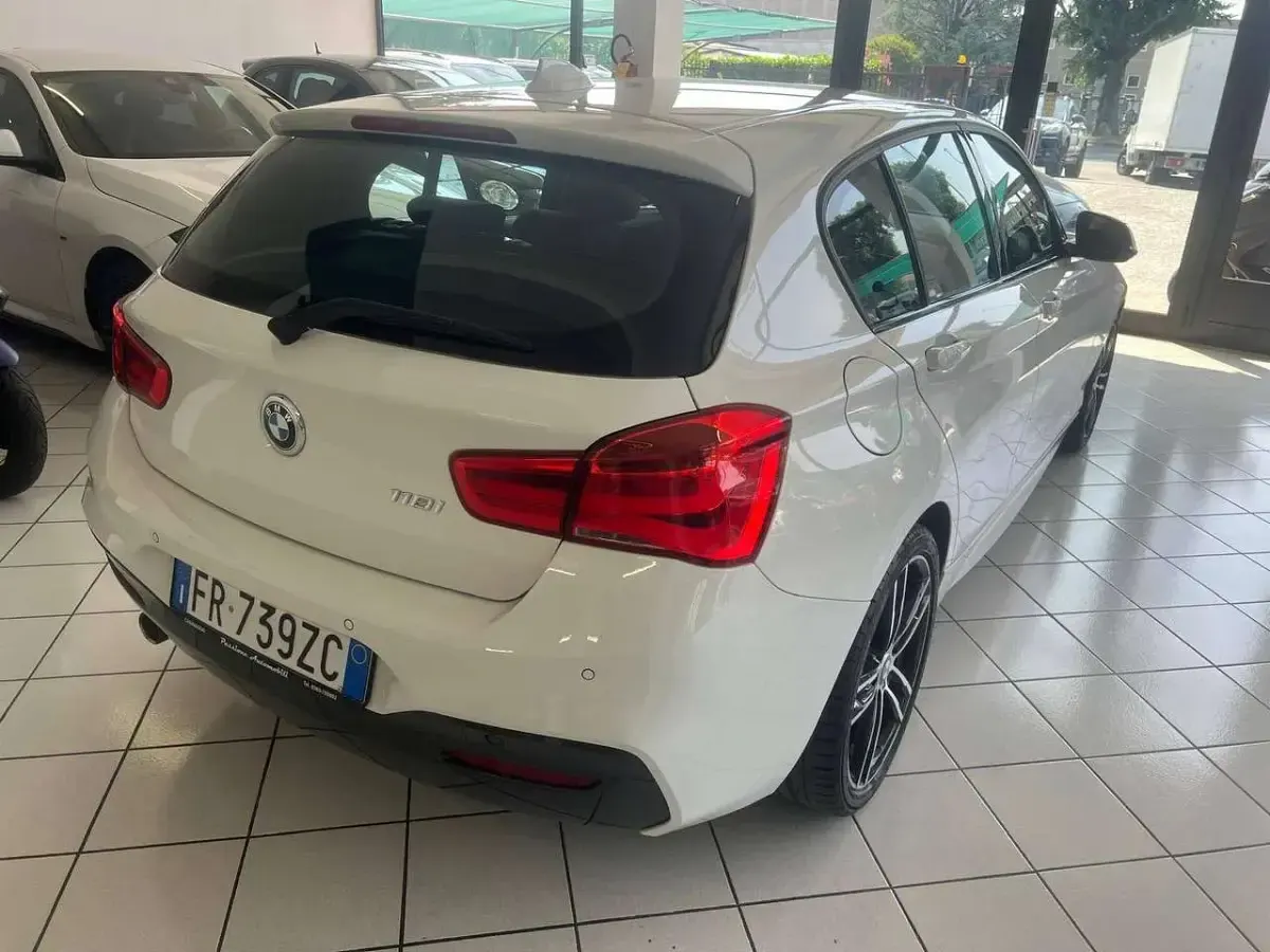 Usata BMW 118 M Sport 136 CV (100 kW) 2018 Bianco Berlina
