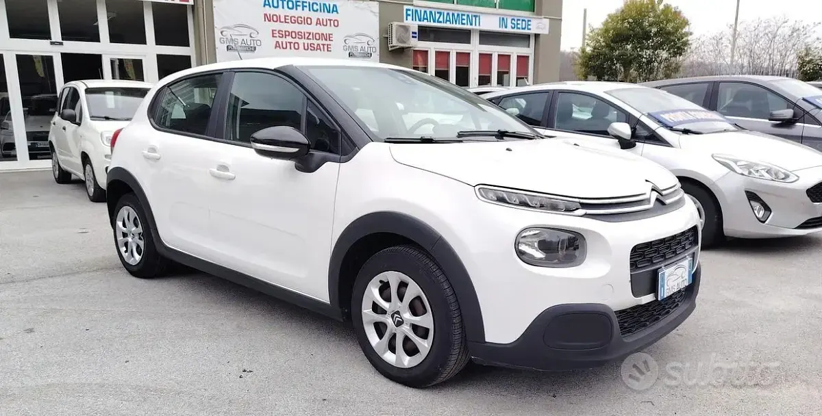 Usata Citroën C3 Shine 102 CV (75 kW) 2019 Bianco Utilitaria