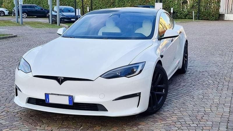 Usata Tesla Model S Plaid 750 kW (1020 CV) 2023 Bianco Utilitaria