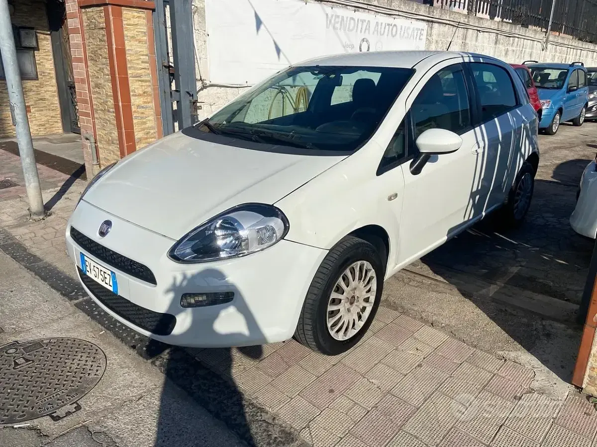 Usata Fiat Punto Lounge 77 CV (56 kW) 2014 Bianco Utilitaria