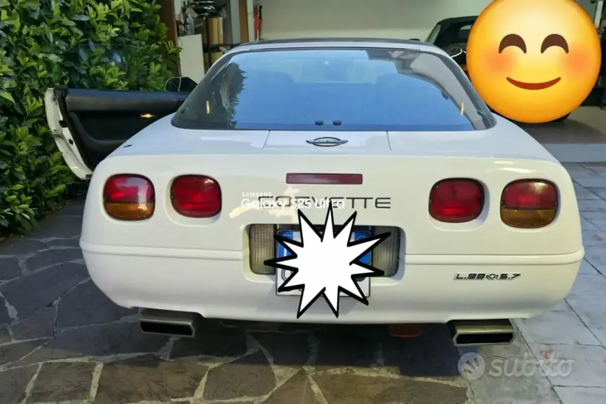 Usata Chevrolet Corvette 250 CV (183 kW) 1991 Bianco Coupé