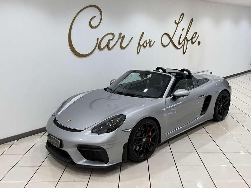 Usata Porsche 718 Spyder 420 CV (308 kW) 2023 Argento Cabrio