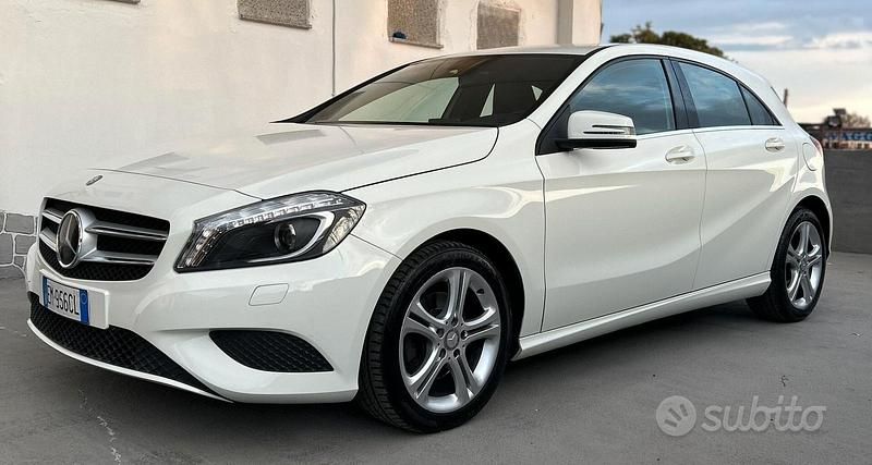 Usata Mercedes A200 136 CV (100 kW) 2013 Bianco Berlina