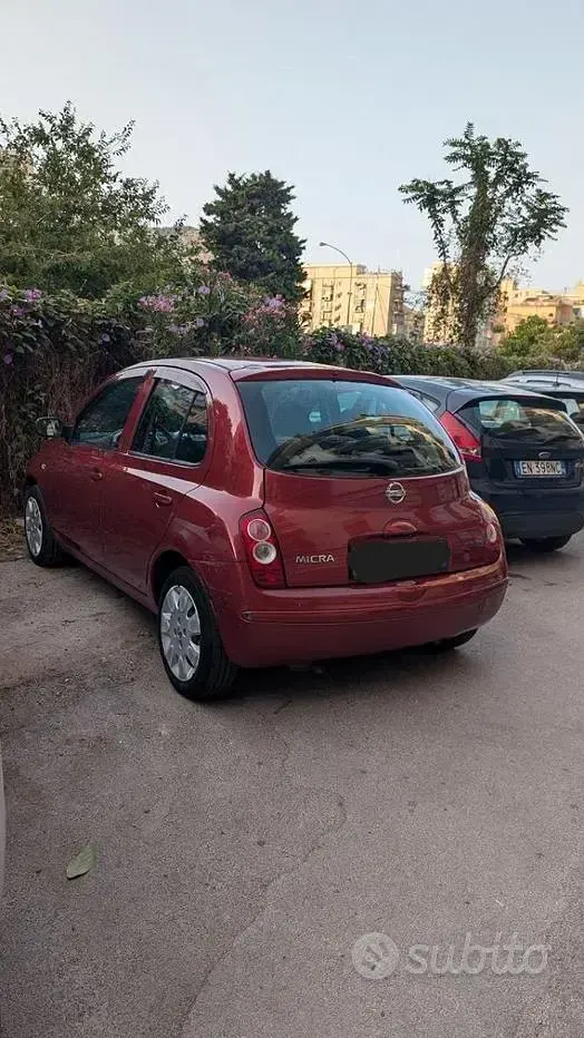Usata Nissan Micra 80 CV (58 kW) 2007 Rosso Berlina