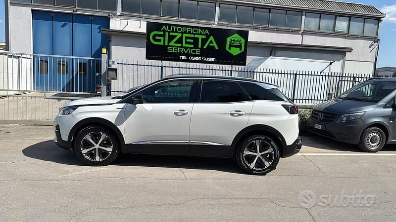 Usata Peugeot 3008 GT-line 131 CV (96 kW) 2018 Bianco SUV