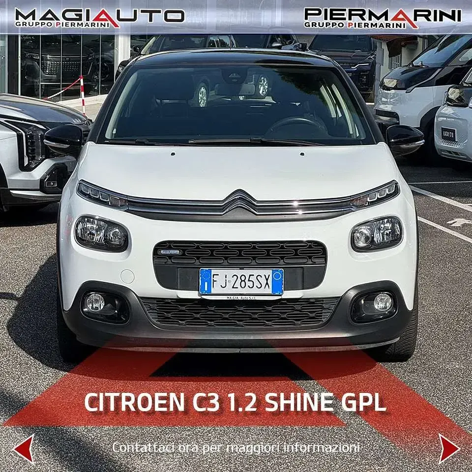 Usata Citroën C3 Feel 82 CV (60 kW) 2017 Bianco Berlina