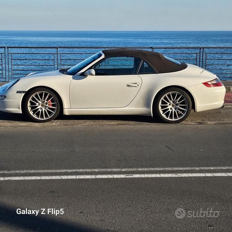 Usata Porsche 911 Carrera 4S Cabriolet 355 CV (261 kW) 2007 Bianco Cabrio