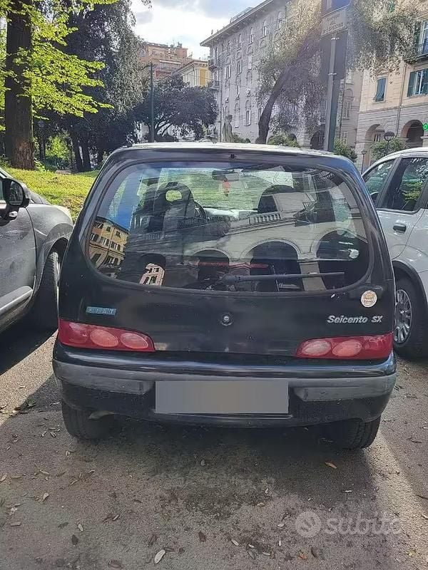 Usata Fiat 600 2002 Nero Utilitaria