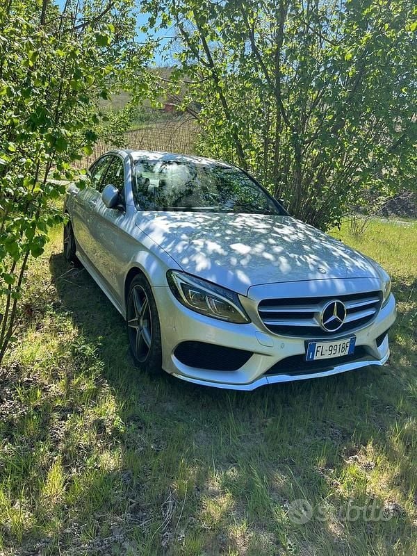 Usata Mercedes C220 170 CV (125 kW) 2017 Grigio Berlina