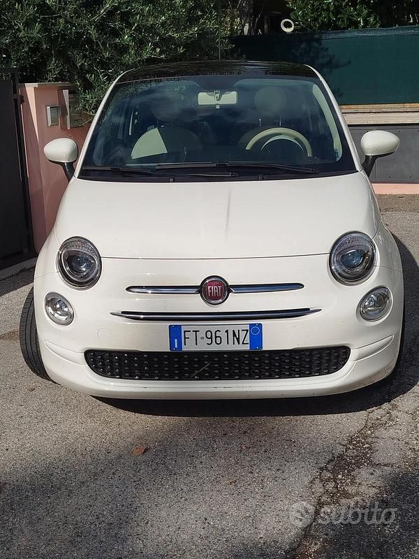 Usata Fiat 500 69 CV (50 kW) 2019 Bianco Utilitaria