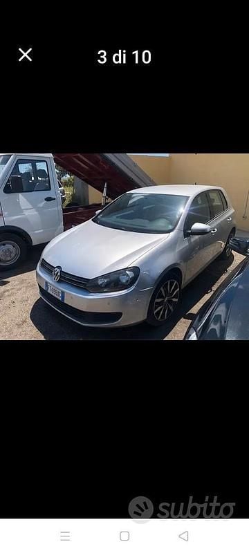 Usata VW Golf VI 105 CV (77 kW) 2010 Grigio Utilitaria