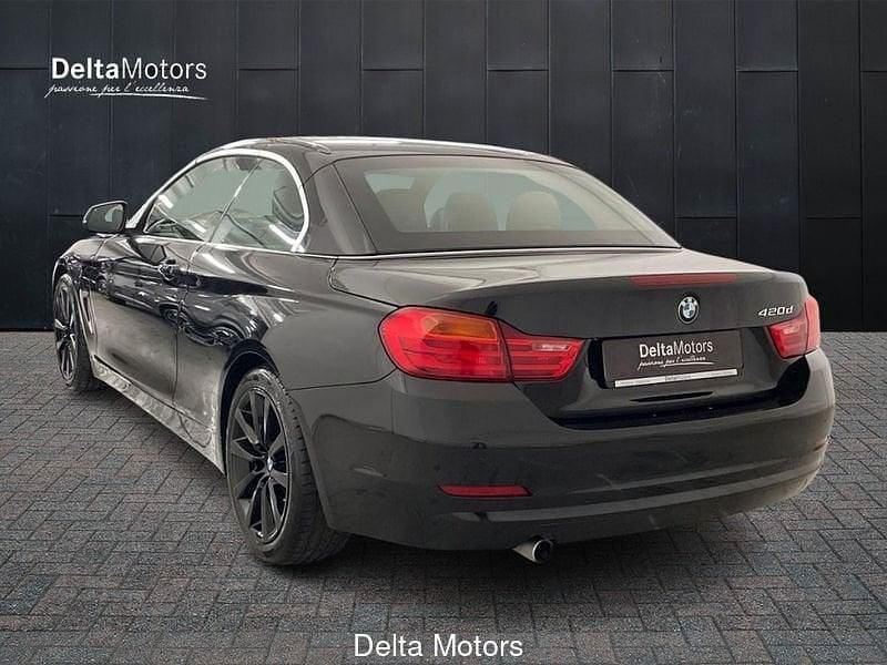 Usata BMW 420 Luxury Line 184 CV (135 kW) 2015 Nero Cabrio