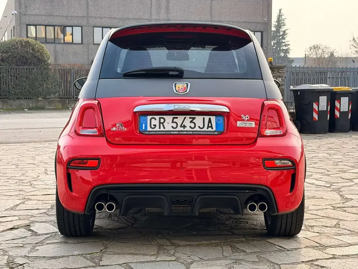 Usata Abarth 595 Pista 160 CV (117 kW) 2019 Rosso Utilitaria