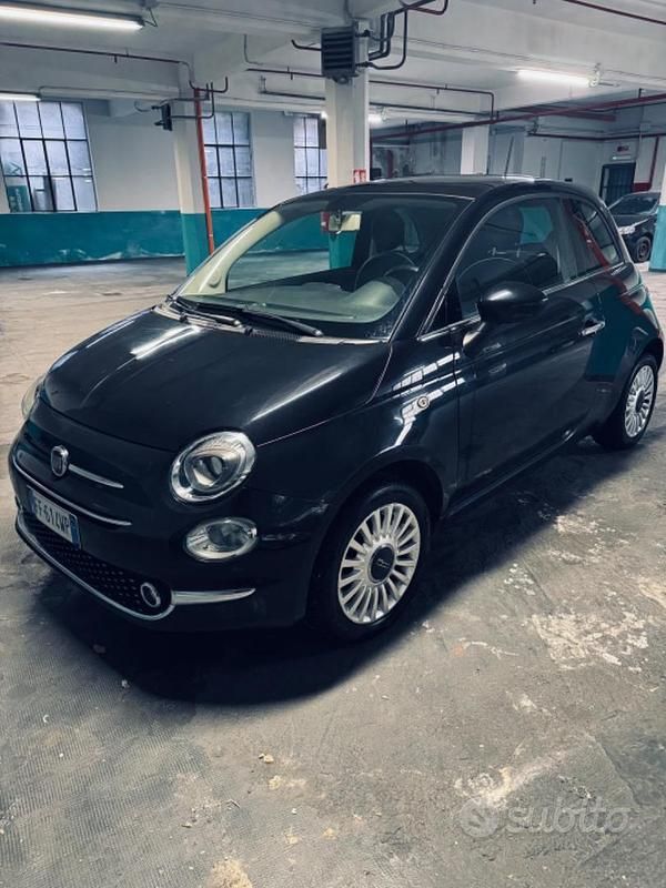 Usata Fiat 500 Lounge 95 CV (69 kW) 2016 Nero Berlina