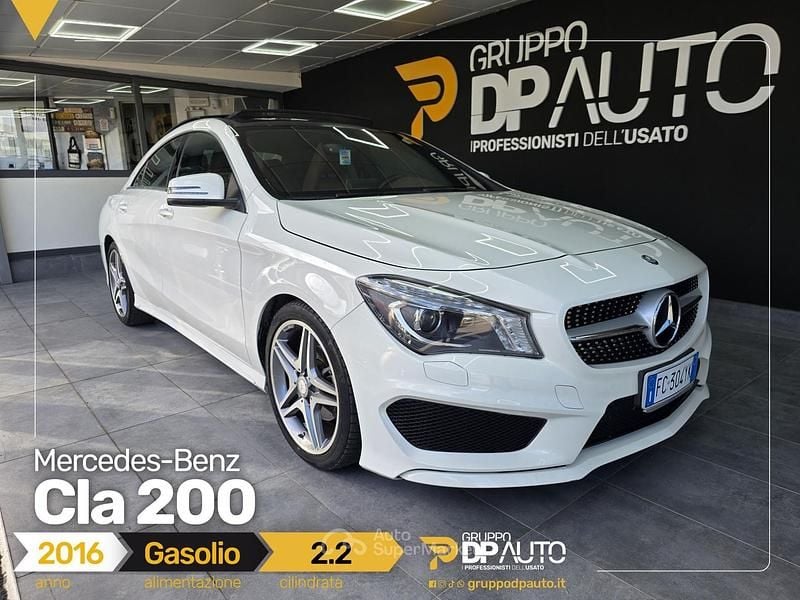 Usata Mercedes CLA200 Premium 136 CV (100 kW) 2016 Bianco Berlina