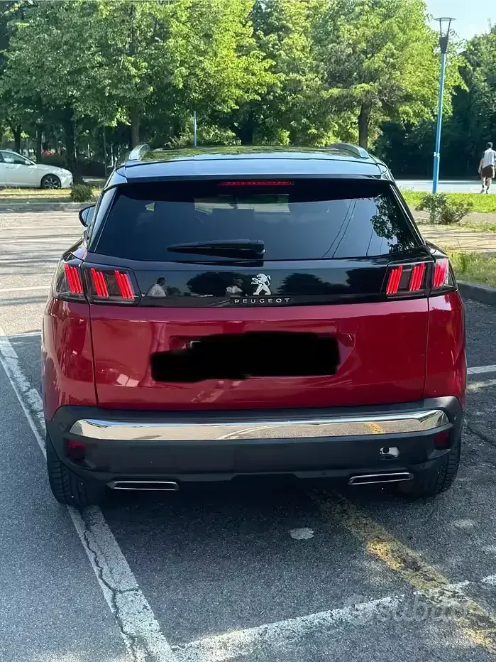Usata Peugeot 3008 GT-line 131 CV (96 kW) 2021 Rosso SUV