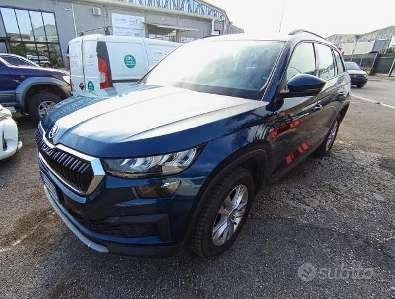 Usata Skoda Kodiaq Ambition 150 CV (110 kW) 2022 Blu/azzurro SUV