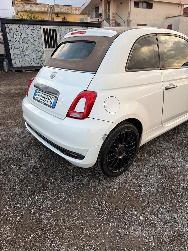 Bianco Usata 2012 Fiat 500 Sport Cabrio | 8900 € - Immagine 1/4