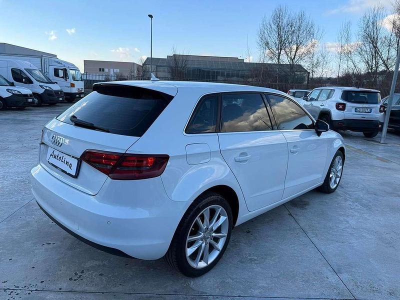 Usata Audi A3 Ambiente 110 CV (80 kW) 2016 Bianco Berlina