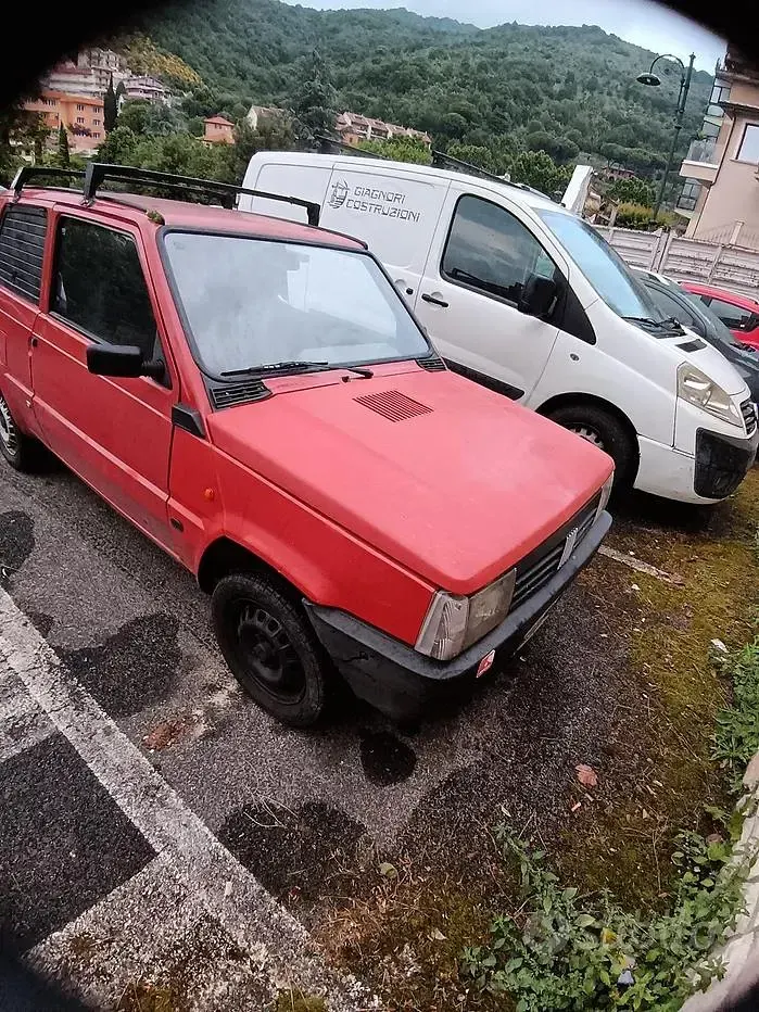 Usata Fiat Panda 54 CV (39 kW) 2001 Rosso Furgone