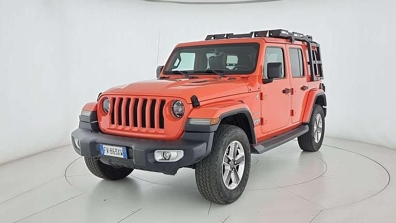 Usata Jeep Wrangler Unlimited Sahara 200 CV (147 kW) 2019 Arancione SUV