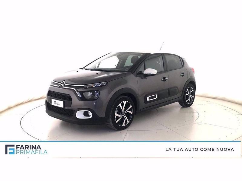 Grigio scuro tetto bianco Usata 2024 Citroën C3 PureTech Utilitaria | 10.900 € (Super prezzo) - Immagine 1/4