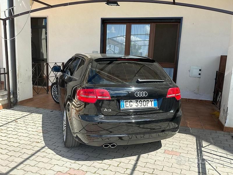 Usata Audi A3 140 CV (102 kW) 2009 Nero Utilitaria