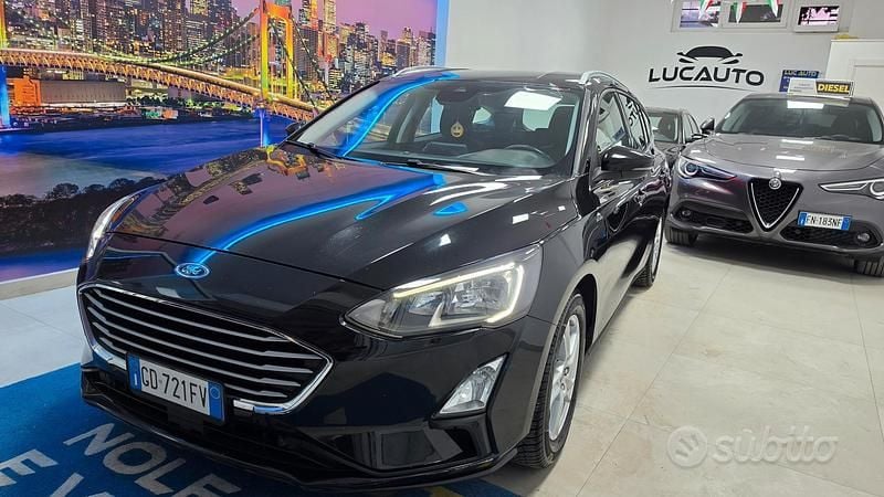 Usata Ford Focus Titanium 120 CV (88 kW) 2020 Nero Station wagon