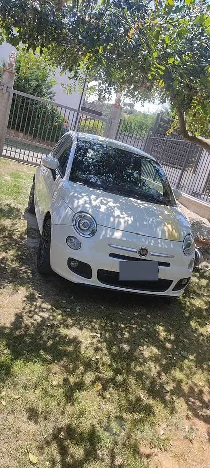 Usata Fiat 500S 95 CV (69 kW) 2015 Bianco Utilitaria