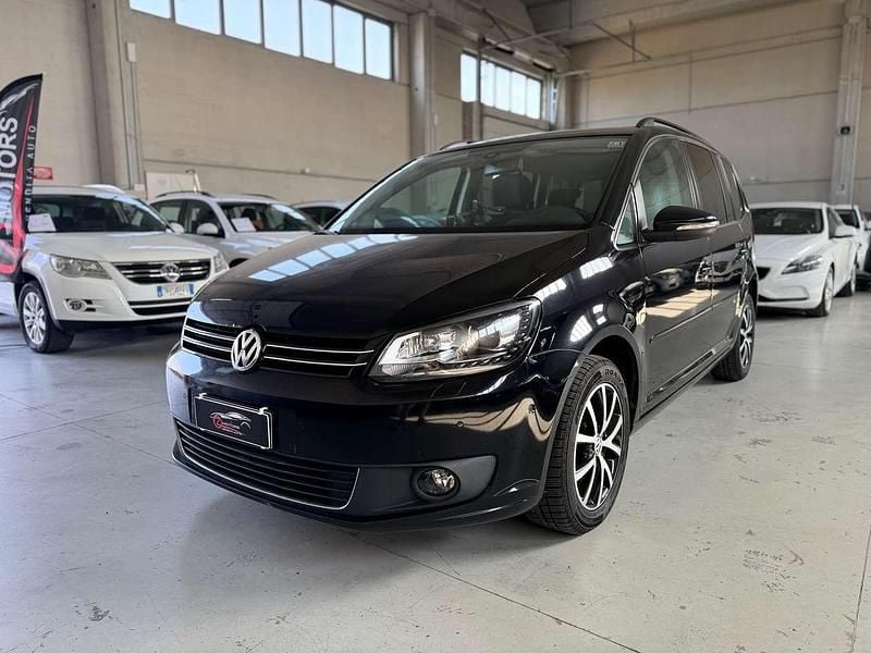 Usata VW Touran Comfortline 105 CV (77 kW) 2015 Nero Monovolume