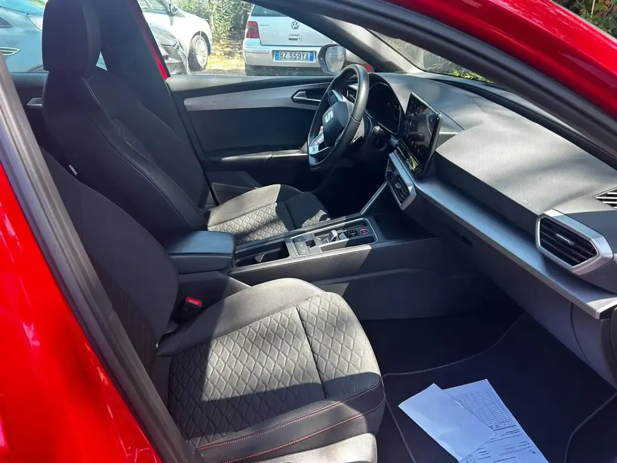 Usata Seat Leon FR 150 CV (110 kW) 2021 Rosso Berlina