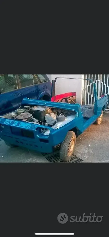 Usata Fiat 127 1970 Blu Cabrio