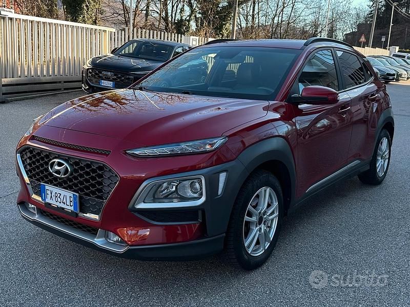 Usata Hyundai Kona 120 CV (88 kW) 2019 Rosso SUV