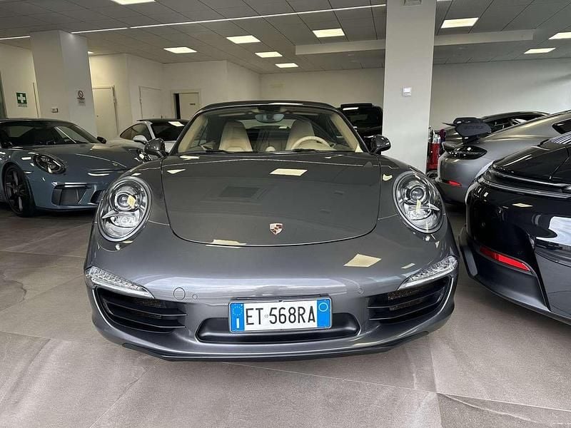 Usata Porsche 991 400 CV (294 kW) 2014 Grigio agata met. Cabrio