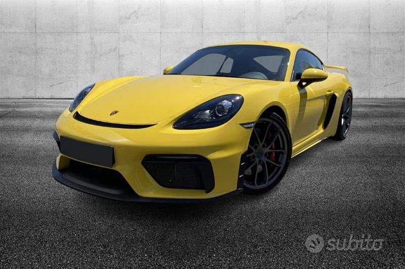 Giallo Usata 2021 Porsche 718 Cayman GT4 Coupé | 102.950 € - Immagine 1/4